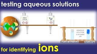 TEST aqueous solutions for identifying IONS Chemistry [upl. by Enairda]