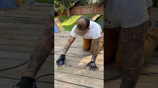 Is it worth refinishing or should the customer replace it deck makeover [upl. by Aliza]