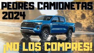 Peores camionetas para comprar en 2024 NO LOS COMPRES [upl. by Durrett]