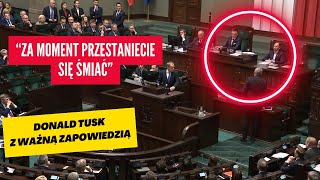 Tusk mówił o quotkłamstwie oświęcimskimquot Nagle Braun nie wytrzymał podszedł do mównicy [upl. by Alenairam]