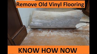 How to Remove Vinyl Flooring [upl. by Nerreg]