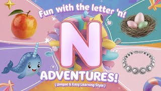 quotNeat Things That Start with N  Learn the Alphabet with Nectarine Narwhal amp More [upl. by Rudolfo562]