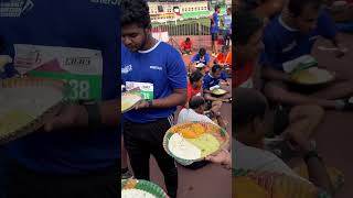 Hyderabad half Marathon 2024  we run 5k vlog marathon hyderabadmarathon runningmotivation run [upl. by Schmeltzer]