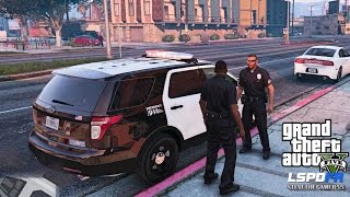 GTA 5 PC MODS  LSPDFR  POLICE SIMULATOR  EP 19 NO COMMENTARY CITY PATROL [upl. by Adniroc]