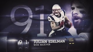 91 Julian Edelman WR Patriots  Top 100 Players of 2015 [upl. by Takeo]