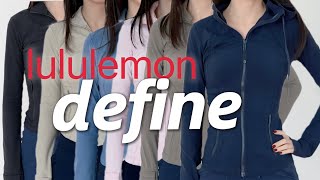 Lululemon Define不同版型码数上身分享 [upl. by Anera274]