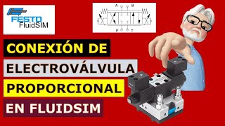 Cómo Conectar Electroválvula Proporcional y Servoválvula en FluidSim😊👍 [upl. by Eitsym]