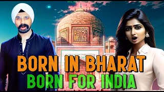 BORN IN BHARAT BORN FOR INDIA by Vineet Official MusicLyric video New Trending 2024 [upl. by Lhadnek]