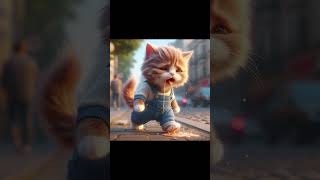 Help 🙌 Poor Cat Vomits due to Unhealthy Meal🐱🍲 cat shorts ai youtubeshort shortsfeed [upl. by Cirederf]