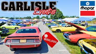 INSANE Mopar Prices Automotive Swap Meet Walkthrough  Carlisle 2023 FULL [upl. by Eeladnerb]