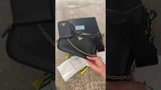 unboxing prada reedition 2005 in saffiano leather prada bagcollection [upl. by Yerrot]