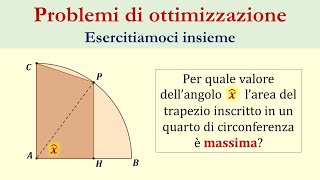 Ottimizzazione  Problema 5  Trigonometria [upl. by Anertal]