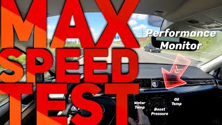 190hp TDI MAX Speed Test GPS TOP Speed  VW PASSAT B8 2018 [upl. by Hahnert]