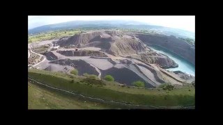 Gelligaer Quarry Aerial View [upl. by Cates]