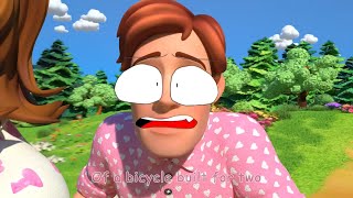 CoComelon Daisy Bell Bicycle Built for Two Oh no Oh no Face Effects [upl. by Eniwtna481]