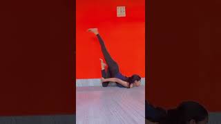 quotInhaling positivity exhaling stressyoga asana yogagirl youtubeshorts flexibility [upl. by Patric]