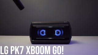 LG PK7 XBOOM Go Party Speaker With Sound Test [upl. by Ycal]