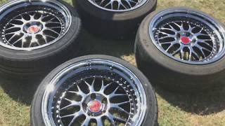 VLOG 10  350z GETS NEW ESR WHEELS [upl. by Lody568]