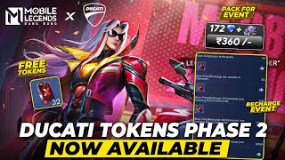 DUCATI TOKENS PHASE 2  GET 16 TOKENS FREE  GUARANTEED FREE SKIN [upl. by Eitsrik]