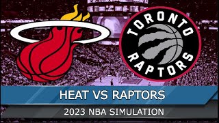 Miami Heat vs Toronto Raptors  NBA Today 1262023 Full Game Highlights NBA 2K4 Sim [upl. by Notneuq]