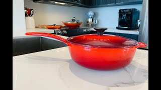 Le Creuset Signature Series Saucier Pan [upl. by Pickett]