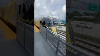 Brightline Departing Aventura [upl. by Odey]