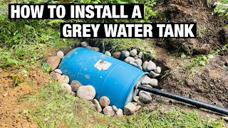 How to install a GREY WATER tank [upl. by Cavanagh]