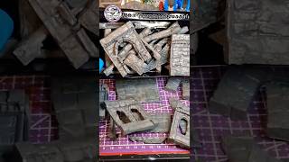 Free Buildings Made From Warhammer Sprues theoldworld terrain warhammer miniaturepainting [upl. by Ansel976]