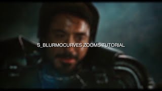 ae blurmocurves zooms tutorial  my wiggle settings [upl. by Yerd]