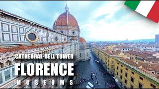 Florence Cathedral  Dome  Bell Tower  City View  Virtual Walking Walking tour  Walkthrough [upl. by Enylhsa489]