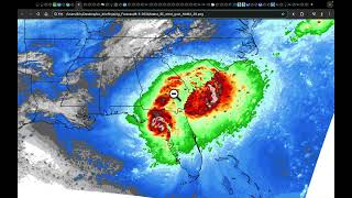 Aug 5 2024 Hurricane Debby is SLOW  High Flooding Threat  Drier Trend in Mississippi Valley [upl. by Maker]