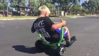 Hoverkart Raycool el kart para smart balance [upl. by Gnehs273]