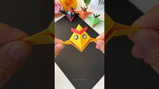 How to make Crow with paper se kaua kaise banate hai kawa making with paper diy shorts craft diy [upl. by Indnahc]