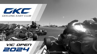 Geelong Kart Club Vic Open 2024 125 Restricted Heat 1 [upl. by Inavoig786]