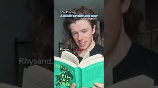 Pov Reading A Court of Thorns and Roses shorts comedy youtubeshorts [upl. by Lieberman]