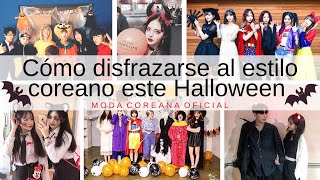 Cómo disfrazarse estilo coreano este Halloween IdeasMejores disfraces de KPOP IDOLS  MODA COREANA [upl. by Leelahk]