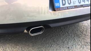 High flow catback exhaust Golf Mk4 TDI ASZ 28 4motion valance [upl. by Soirtemed]