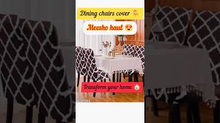 Meesho finds ❤️dining chairs cover 🪑thetalkingart ytshorts homedecor meeshohaul [upl. by Halimaj]