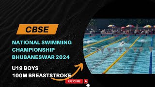 100 m Breaststroke stroke u19 Boys cbse [upl. by Auberon]