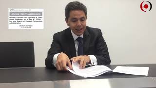 Proceso Contencioso Administrativo Análisis del Decreto Supremo No 0112019JUS por Roger Zavaleta [upl. by Irod479]