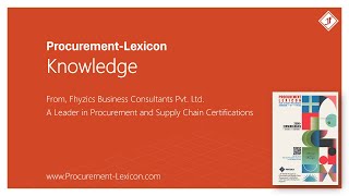 Knowledge from Procurement Lexicon [upl. by Bob]