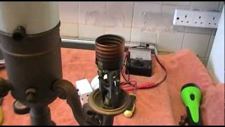 How to rewire a vintage Torchiere 3 way floor standing lamp [upl. by Teraj352]