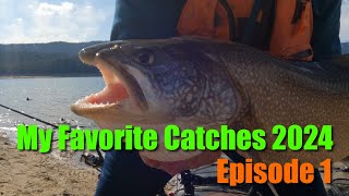 Washington Fishing My Favorite Catches 2024 Episode 1 Kayak Lake Trout Mackinaw amp Mirror Carp [upl. by Etteuqaj]