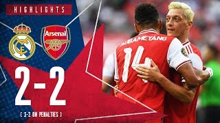 HIGHLIGHTS  Real Madrid 22 Arsenal  32 on penalties  ICC 2019 [upl. by Eibreh]