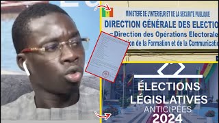 Legislatives 2024  Publication de la liste des candidats  Les révélations du juriste Papa A Mbaye [upl. by Perceval]