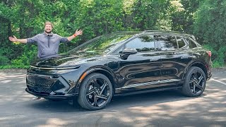 I Drive The Chevy Equinox EV For The First Time Full Tour Software Comfort amp DC Fast Charging [upl. by Yelnahs]