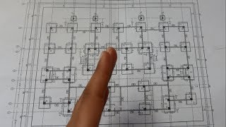 How to Read Building Foundations Drawing plans  Column Footings Detail  also X sections detail [upl. by Ydissahc]