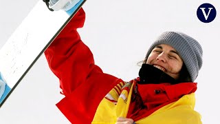 Queralt Castellet gana una plata para España en halfpipe [upl. by Guyer]