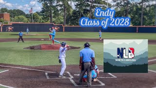 6 Endy  Next Level Baseball NC Class of 2028  Highlights Summer 2024 [upl. by Leirua]