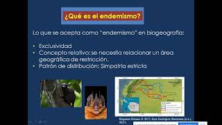 Biogeografía Integrativa Posgrado en Ciencias Biológicas Unidad 2 Areas de Endemismo [upl. by Rance]